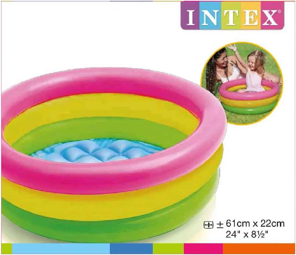 Дитячий надувний басейн Intex 57107 Світанок - фото 4