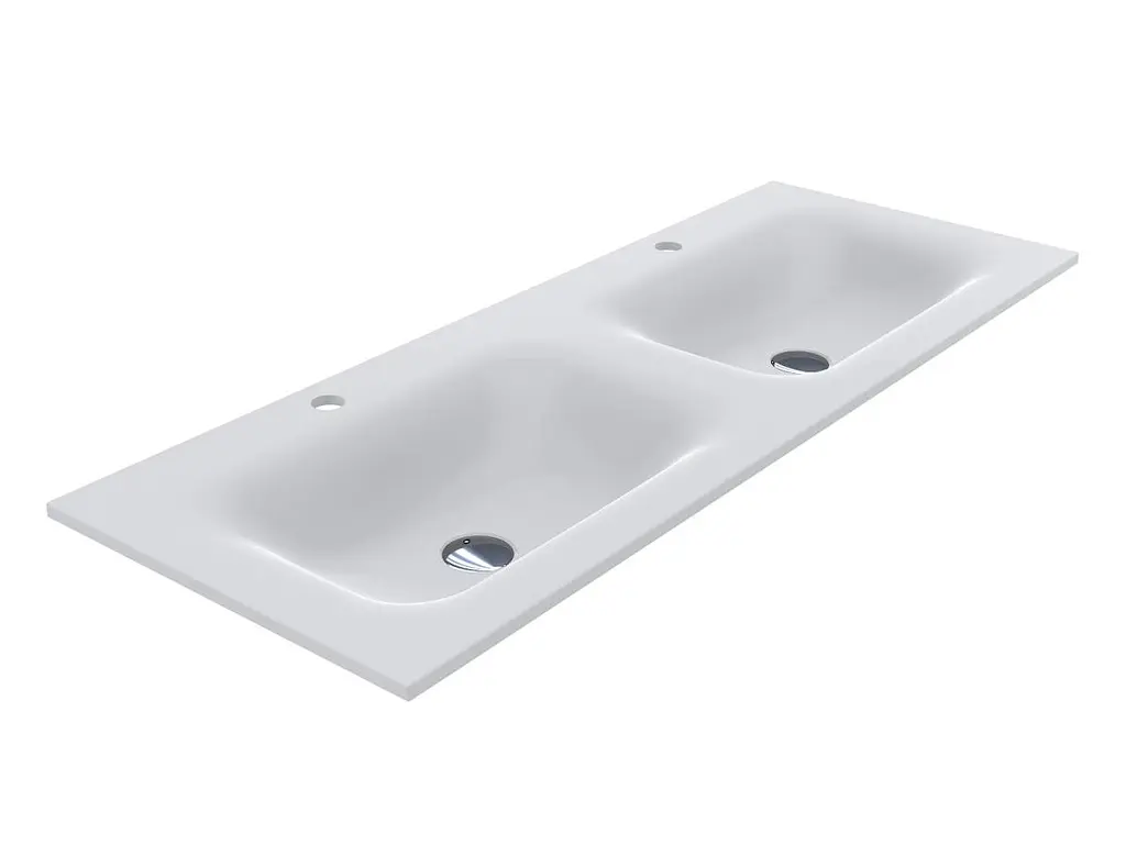 Умивальник Miraggio Jessel 1200-2 mirasoft 0001094, Білий матовий - фото 4