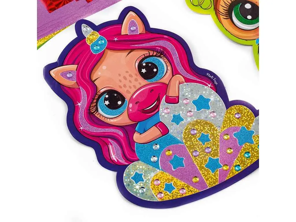 Набір для творчості VLADI TOYS "Foil Art. Чарівні тваринки " VT4433-10 (укр) - фото 4