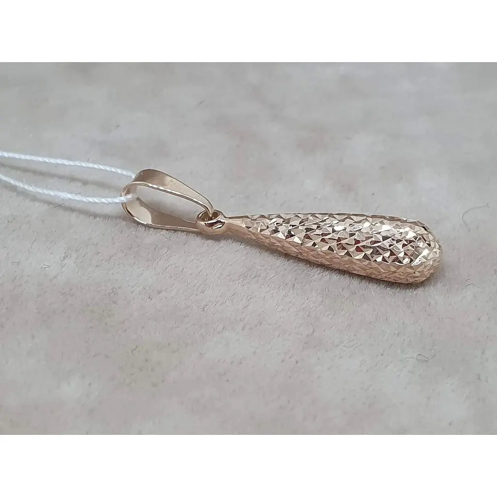 Золота підвіска Favoritum з алмазною гранню. 310268_А - фото 2