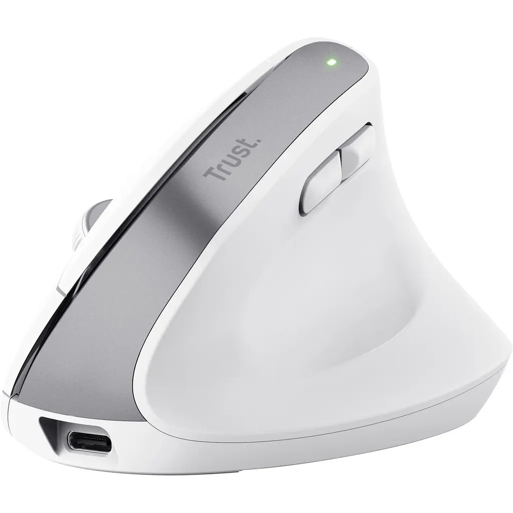Миша Trust Bayo+ Ergonomic White (25399) [139427] - фото 3