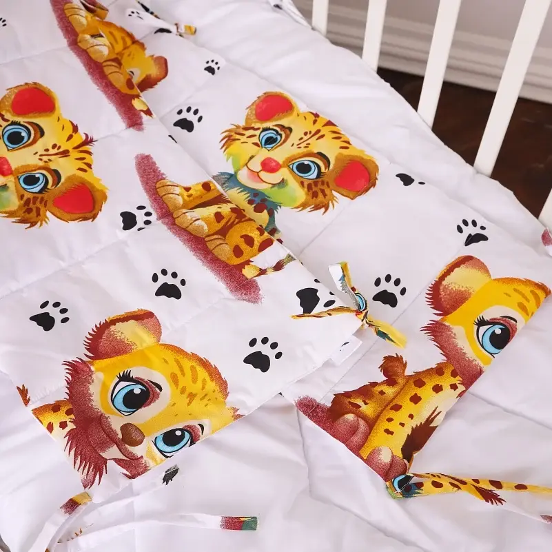 Суцільний борт в ліжечко Kids MirSon Time 20-0034 King Tiger 30х180 см (2200009665127) - фото 3
