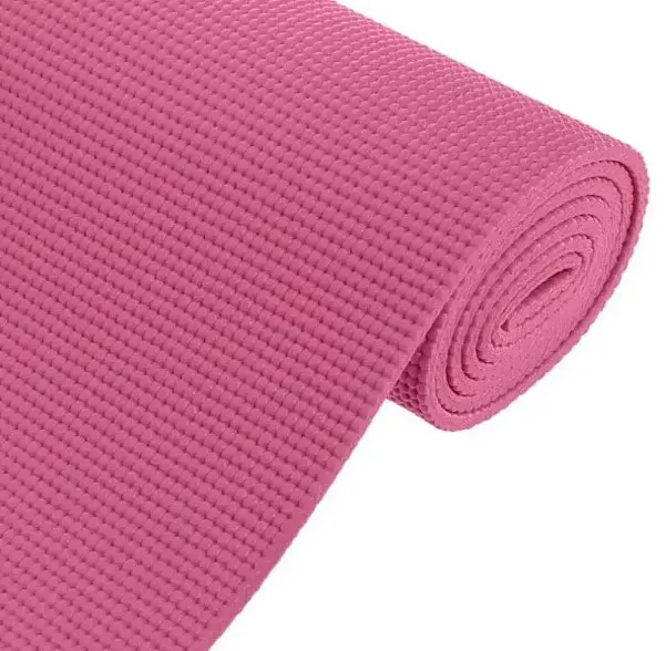 Килимок для йоги та фітнесу Power System PS-4014 PVC Fitness Yoga Mat Pink (173x61x0.6) (PS-4014_Pink) - фото 5