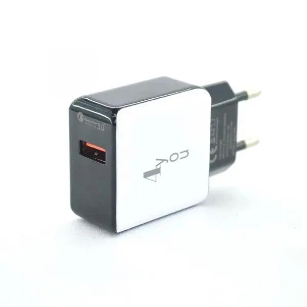 МЗП 4you A40 (18W, Fast Charger QC 3.0, 5V/3A, 9V/12V-1.5A, 1USB) black/white