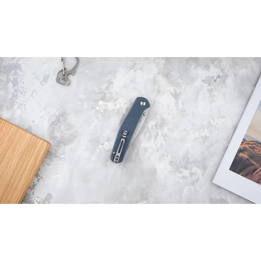 Ніж складаний Ganzo G6804 ciрий - фото 10