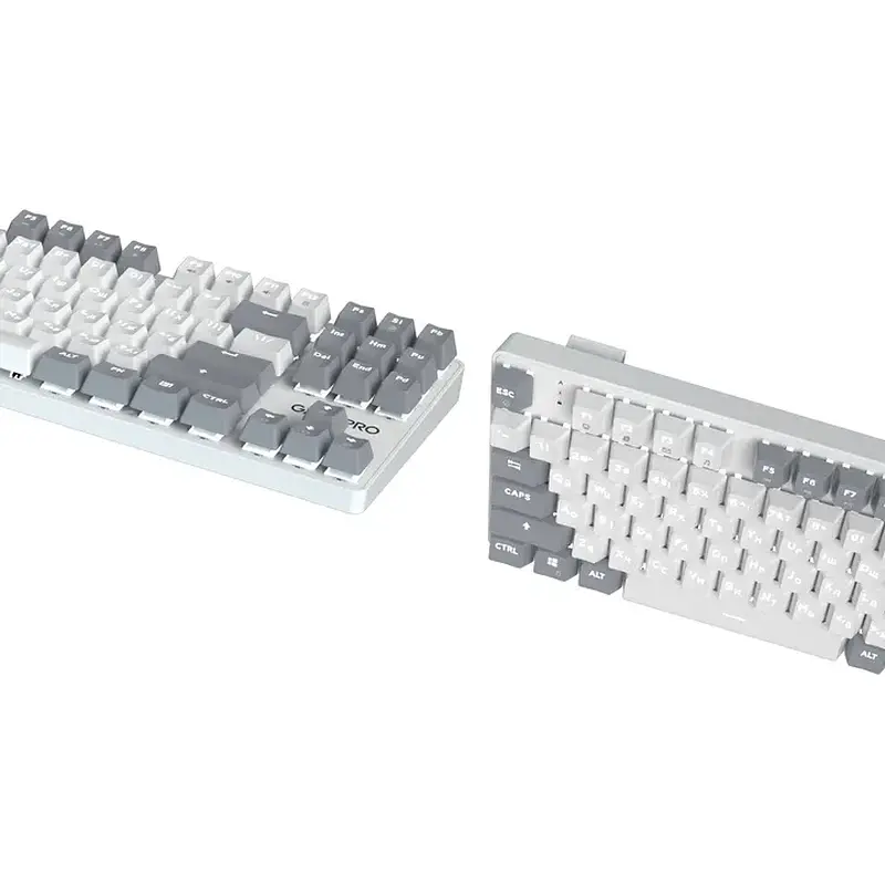 Клавіатура GamePro Genesis Metallic MK110W Red Switches White - фото 4
