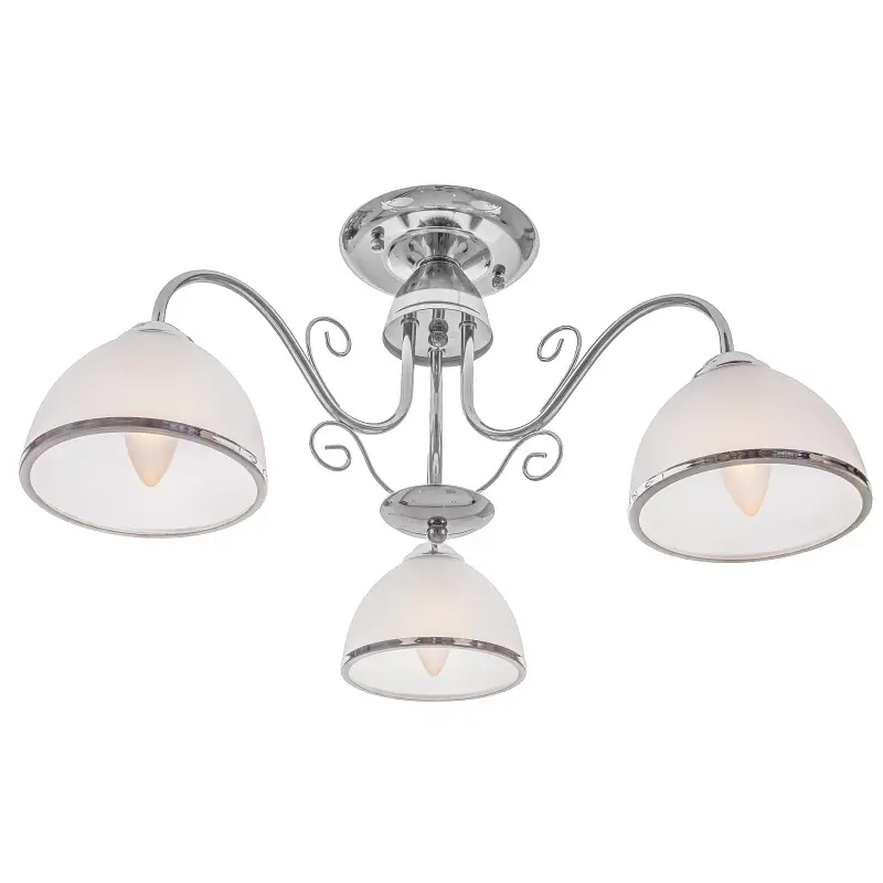 Люстра потолочная Brille классическая в зал E27 60W CH (LK-571C/3) - фото 5