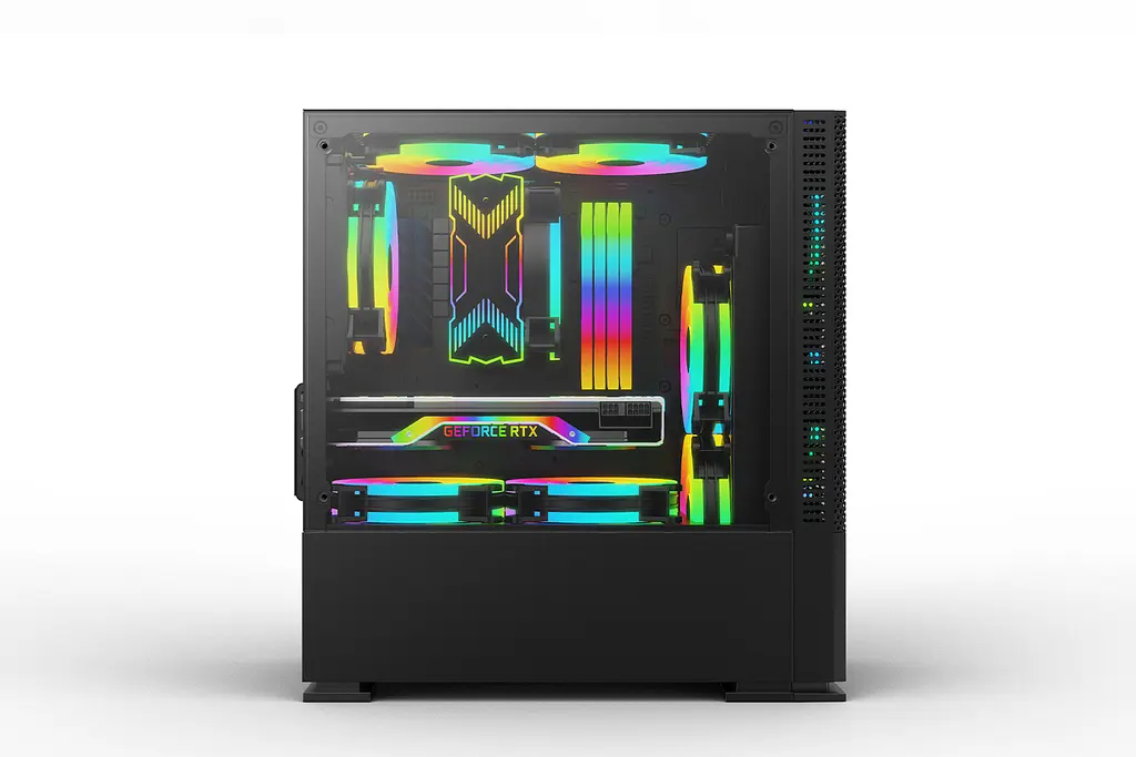 ПК 2E Rational Intel i5-10400F/B460/16/1000F/NVD1660S-6/FreeDos/GB701/500W (2E-3023) - фото 6