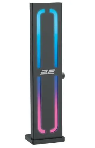 Підставка для відеокарти 2E Gaming, чорний, 8 ARGB LED (2E-SPRT-VGA)