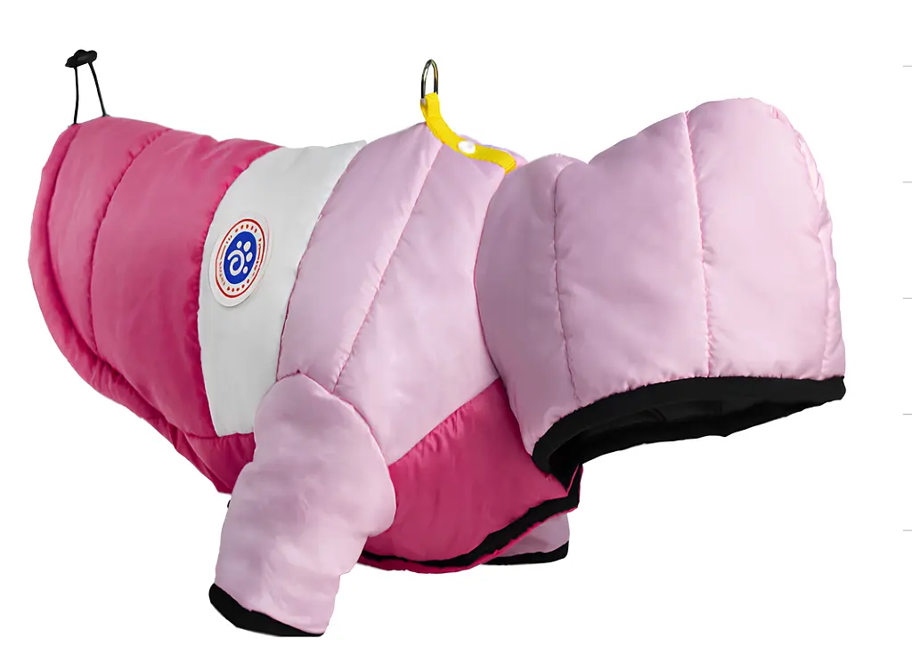 Куртка для собак та котів EcoToys Rose-Pink S рожево-малинова A: 26 см B: 41 см C: 26 см 6924