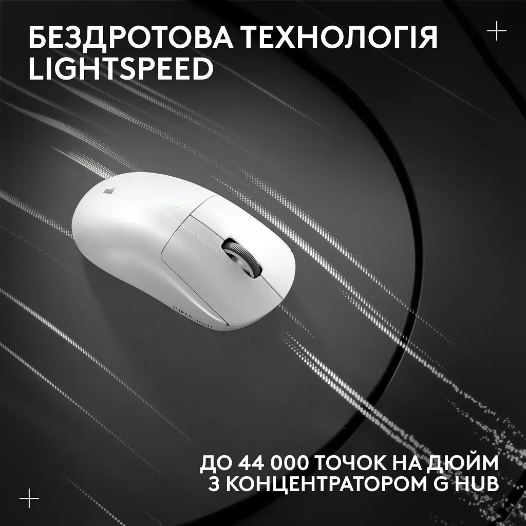 Мишка Logitech G Pro X Superlight 2 Lightspeed Wireless White (910-006638) - фото 10
