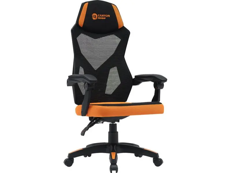 Комп'ютерне крісло для геймера Canyon Wave MCH02 Mesh Black/Orange (CNE-MCH02) - фото 3