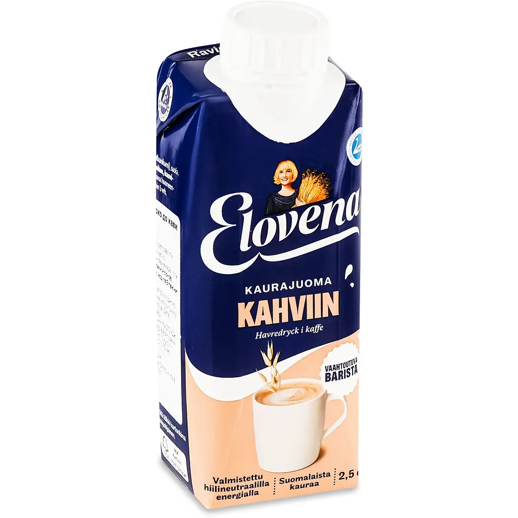 Вівсяне молоко Barista до кави Elovena без глютену, без лактози 250 мл - фото 2