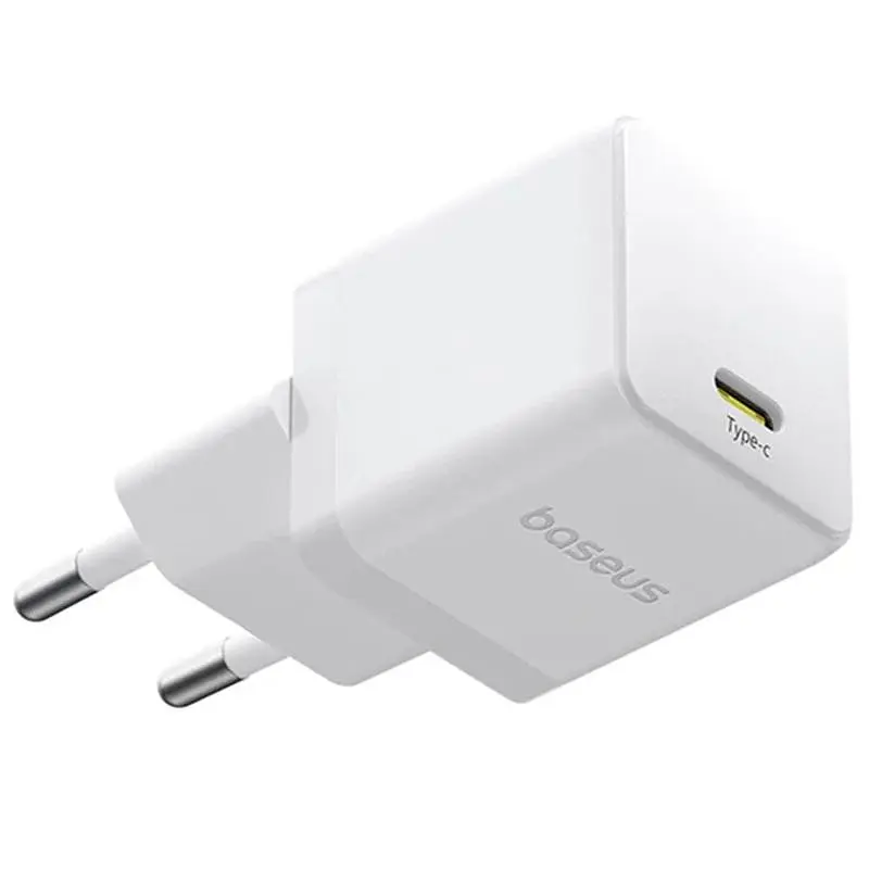 МЗП Baseus Palm Fast Charger 30W (1USB-C) (P10111605113-00) Moon White - фото 2