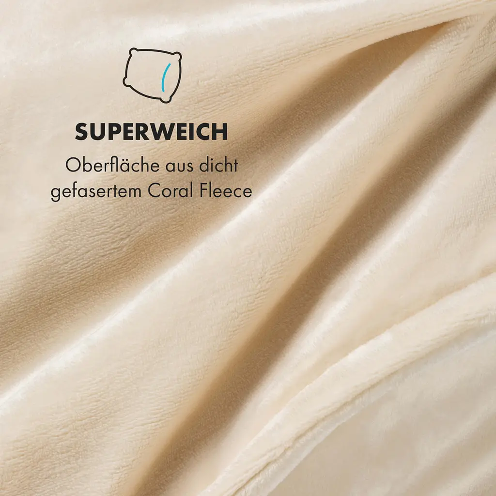 Електрична ковдра Klarstein Slanket (10035504) Бежевий - фото 7