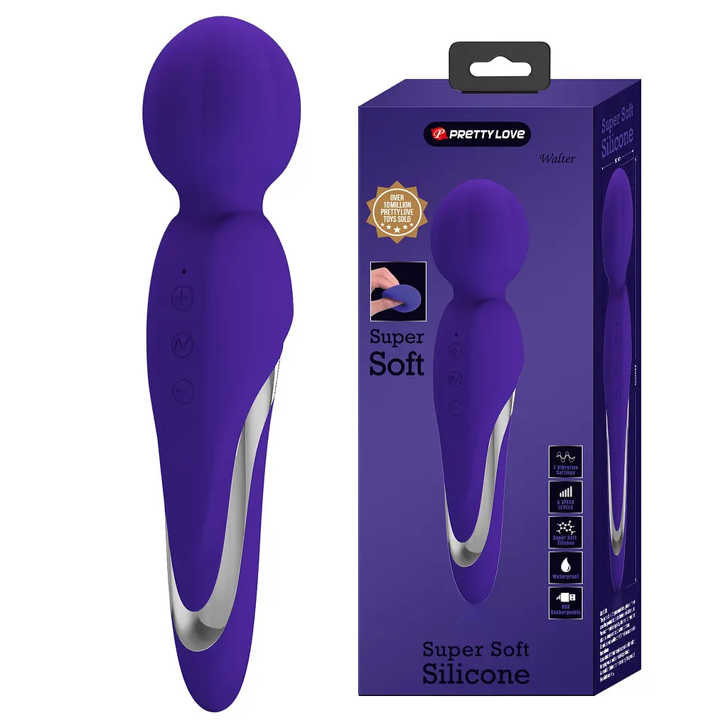Вібромасажер PRETTY LOVE WALTER PURPLE 7 function vibrations PRETTY LOVE BI-014622-3 98570