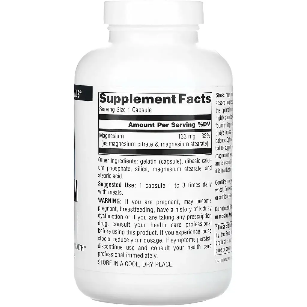 Магній цитрат Source Naturals 133 мг 90 капсул - фото 2