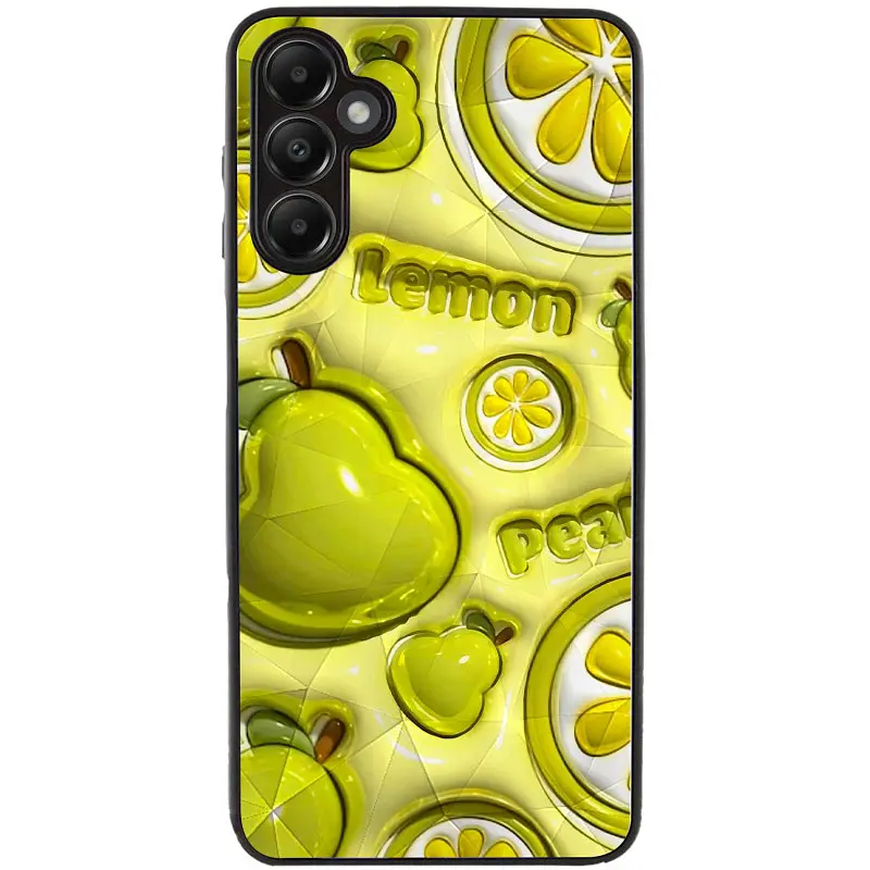 TPU+PC чохол Prisma Fluffie для Samsung Galaxy A25 5G Lemon - фото 2