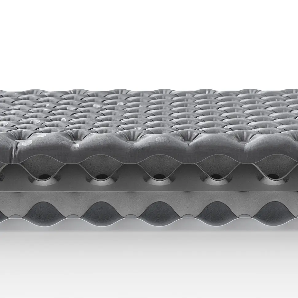 Матрас надувной сверхлегкий Naturehike CNH22DZ018 с мешком для надувания овальный 183 см (Серый) - фото 5