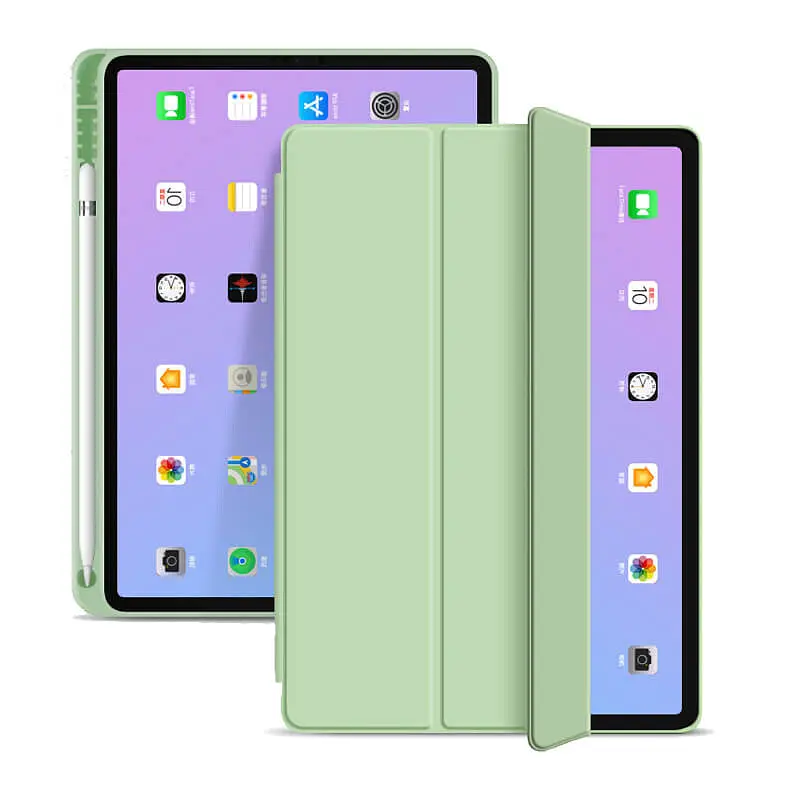 Чохол BeCover Tri Fold Soft TPU із кріпленням Apple Pencil для Apple iPad Air 11 M2 2024 Зелений (711402) - фото 2