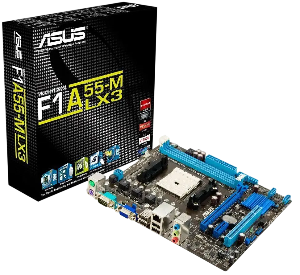 Материнська плата Asus F1A55-M LX3 Socket FM1 (F1A55-M LX3) Б/В - фото 4