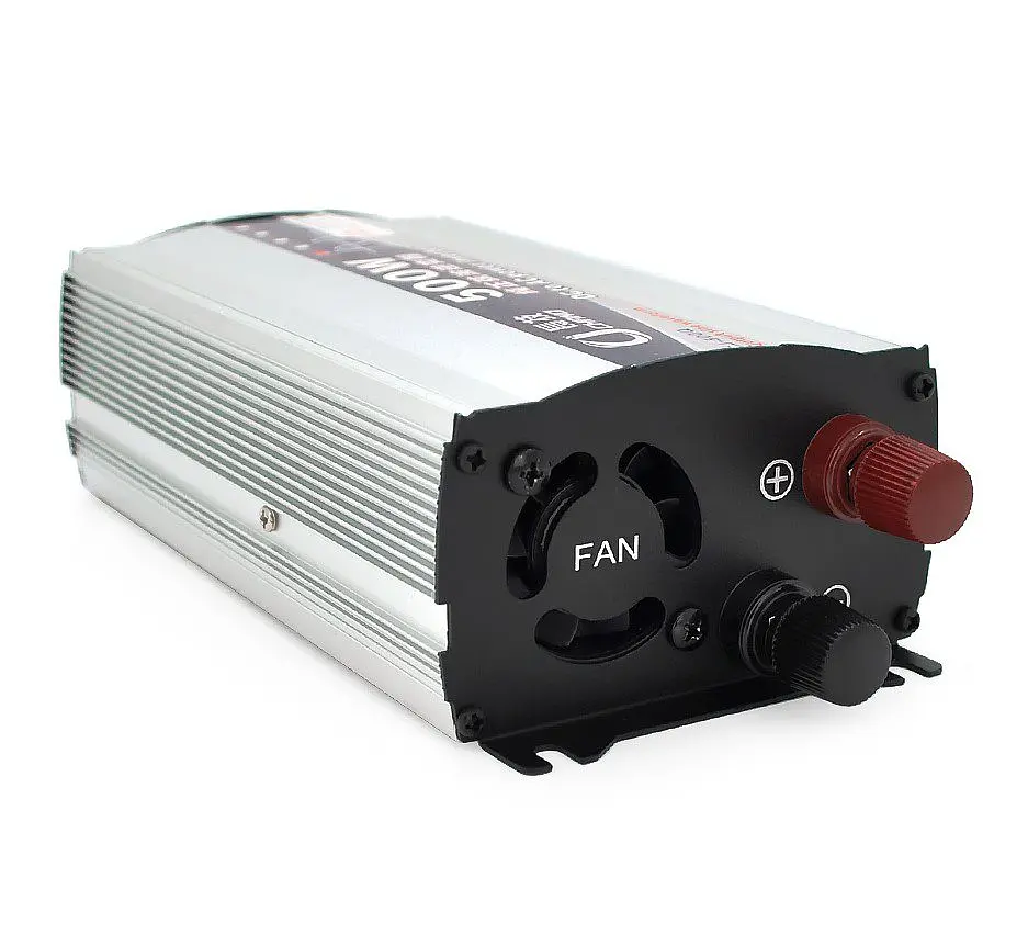 Инвертор напряжения Voltronic CJ500Q 250 Вт, 12/220 V, approximated, розетка, клеммы - фото 2