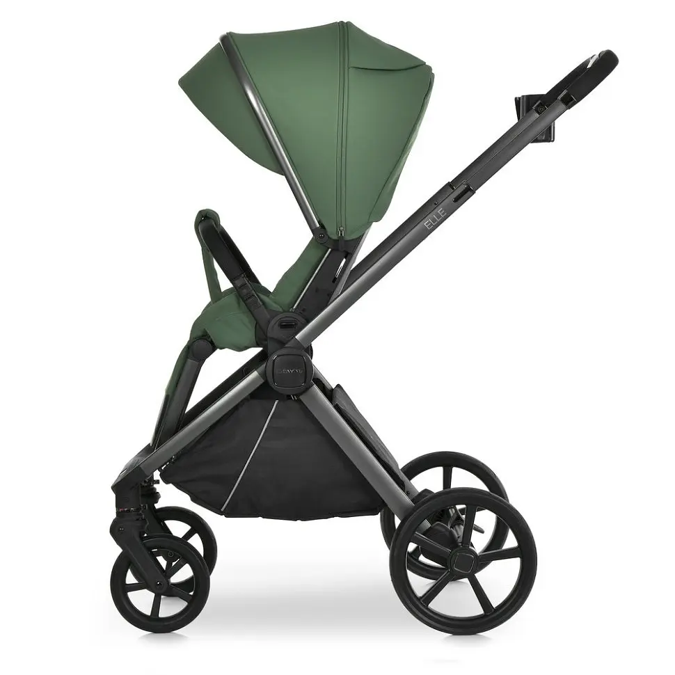 Коляска універсальна 2 в 1 ELLE ME 1221 Green - фото 7