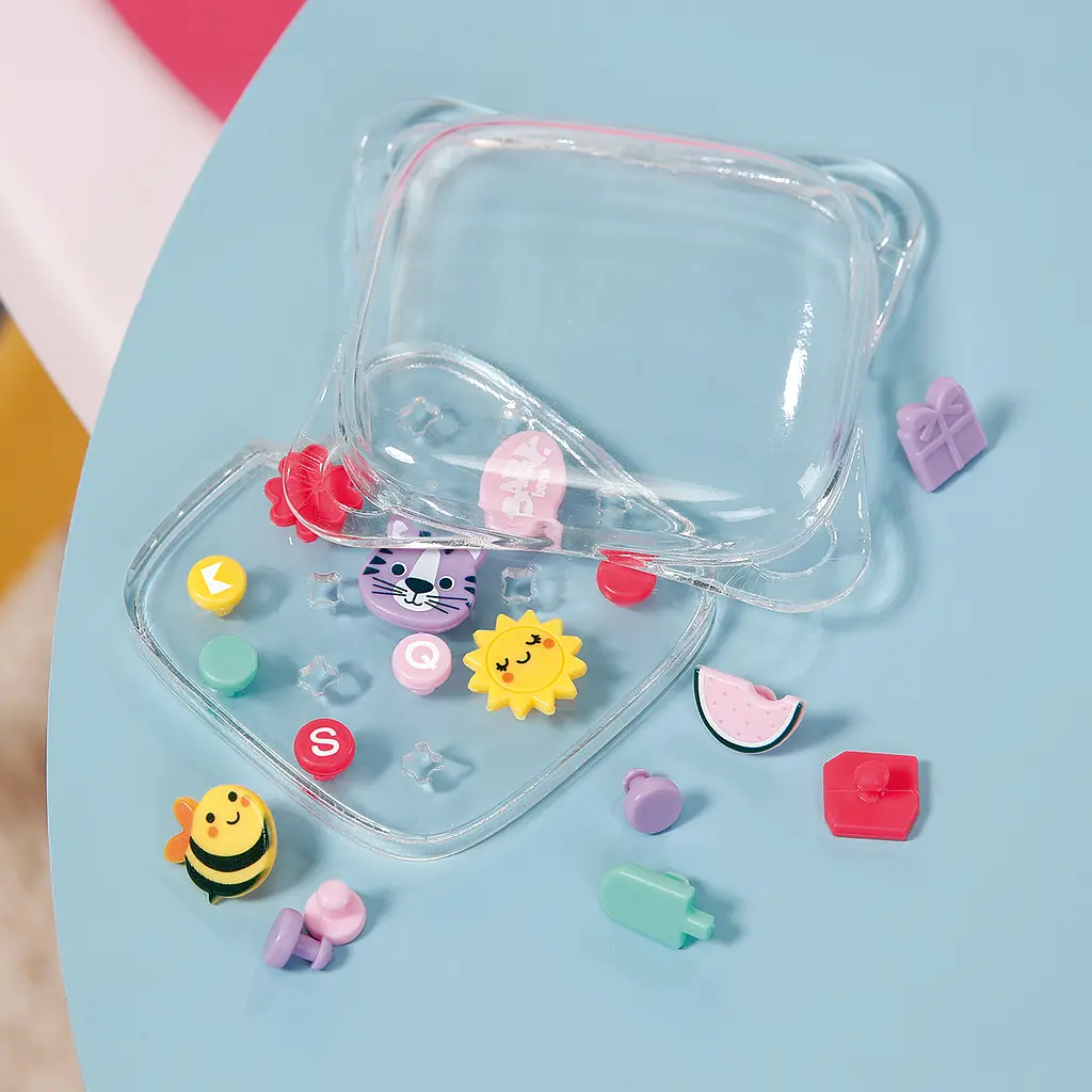 Нагрудник для ляльки Baby Born серії Pinplay Стильне годування (837221) - фото 4