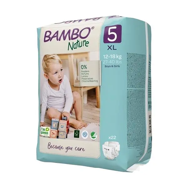 ЕКО Підгузки Bambo Nature 5 (12-18 кг), 22 шт. Bambo Nature (10205070) - фото 3