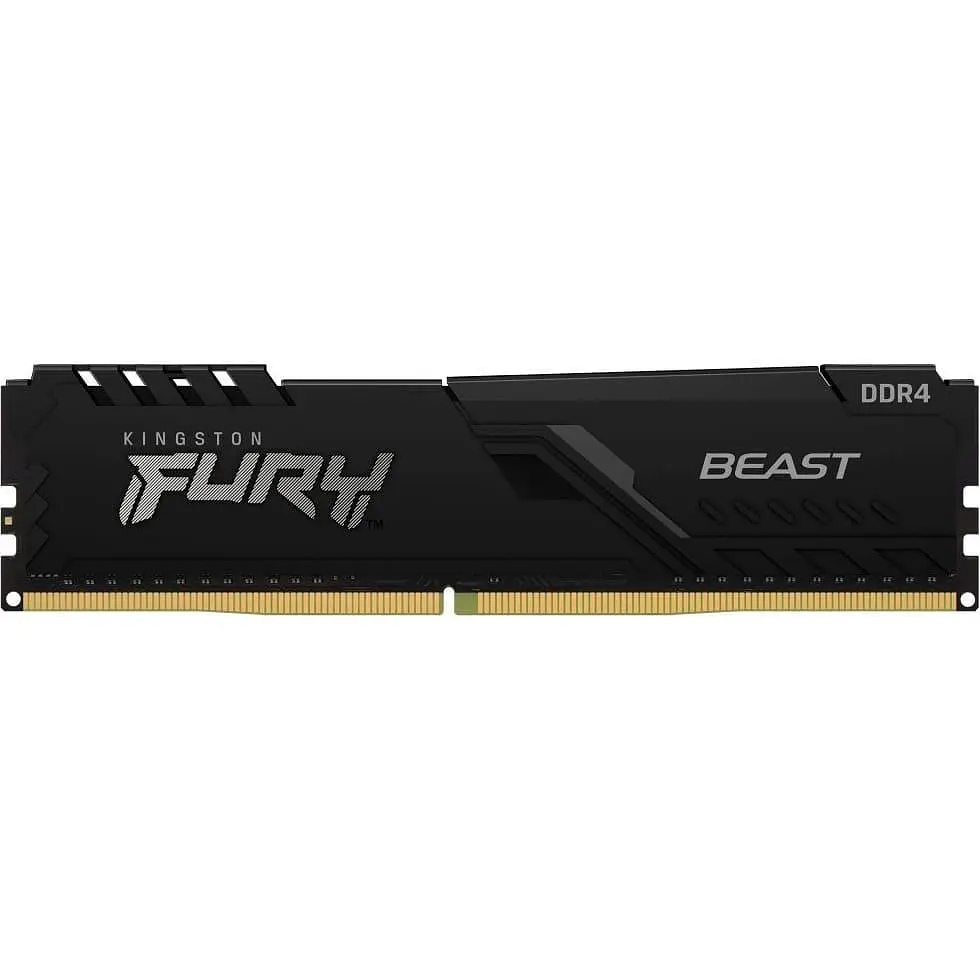 Модуль пам'яті Kingston Fury DDR4 64GB (4x16GB) 3200MHz Beast Black (KF432C16BB1K4/64) - фото 2