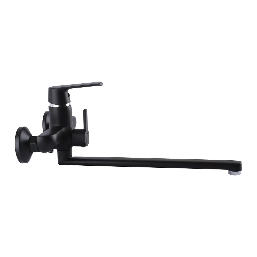 Змішувач для ванни Globus Lux Laguna GLA-0208-10-BB Чорний матовий - фото 2