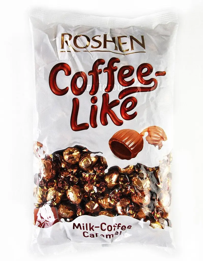 Карамель Roshen Coffeelike молочна з начинкою 1 кг