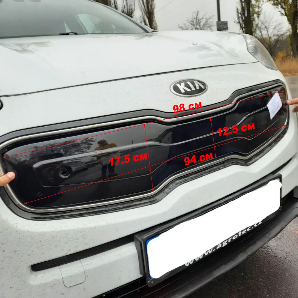 Зимова кладка для решітку радіатора Kia Sportage 4 QL 2016- Глянець FLY - фото 2