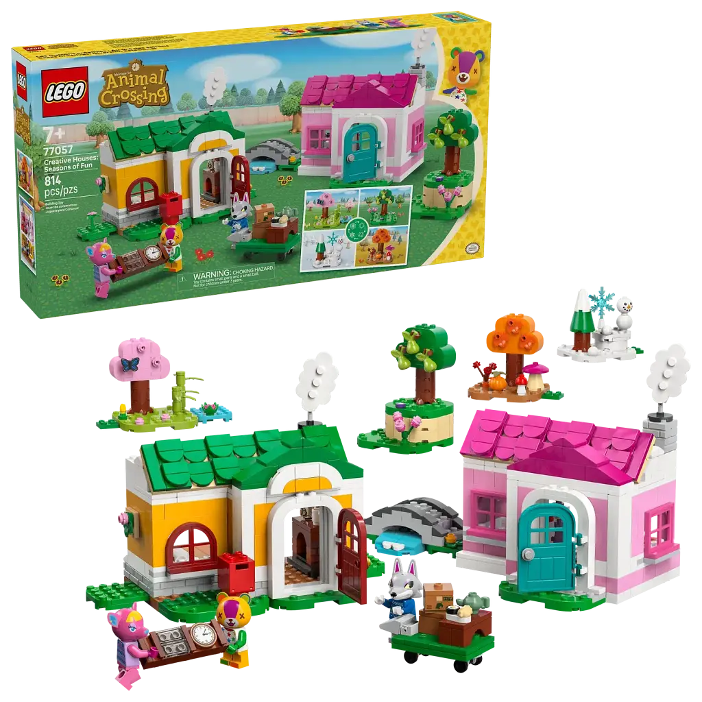 Уцінка. Конструктор LEGO Animal Crossing Творчі будинки: сезони розваг 814 деталей  (77057) - фото 2