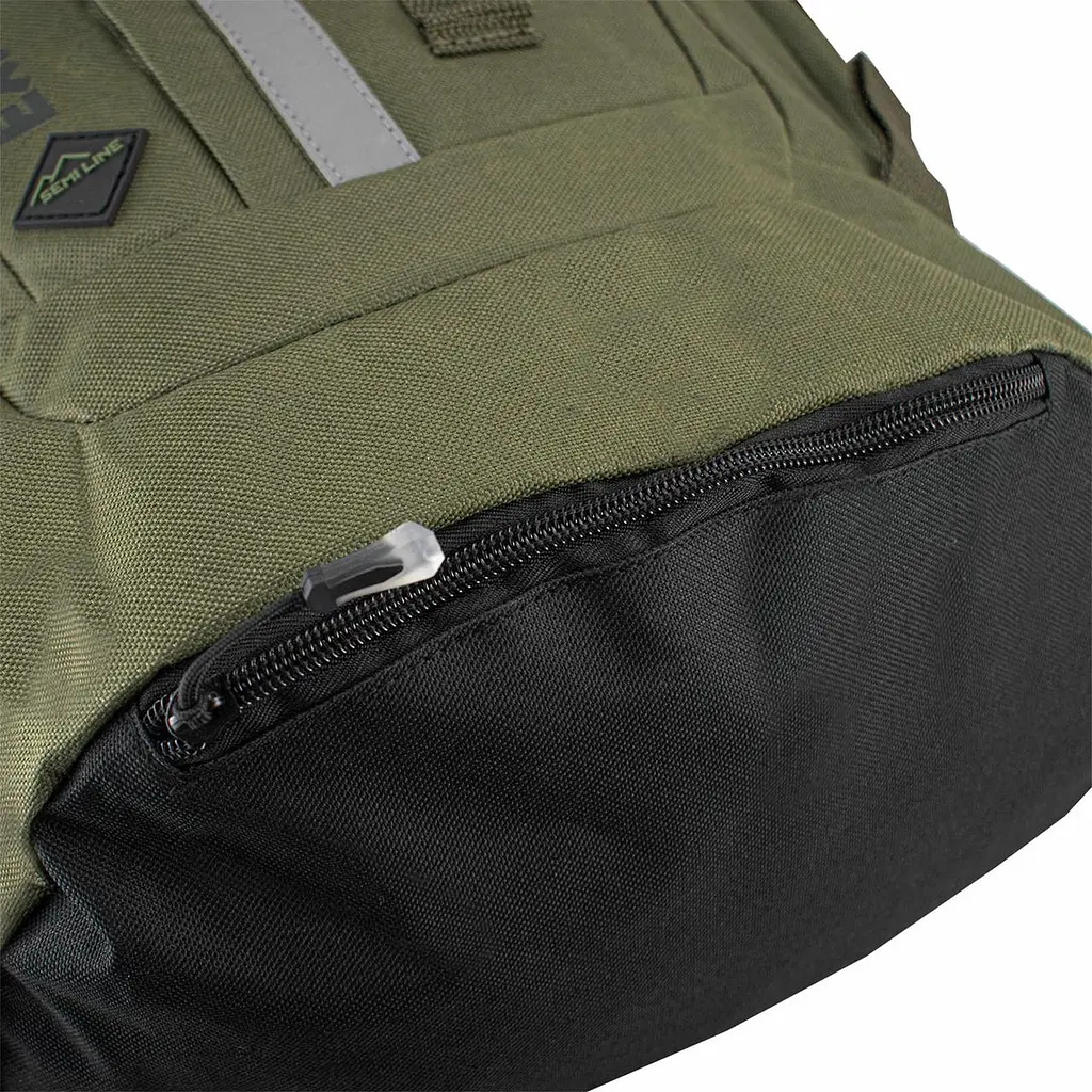 Туристичний рюкзак Semi Line 45 Khaki 45 л з чохлом від дощу, анатомічна спинка, кріплення для трекінгових палиць - фото 6