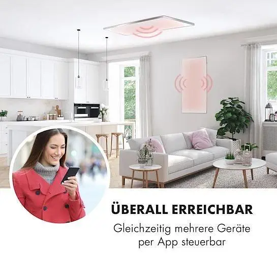 Инфракрасный обогреватель Klarstein Wonderwall Smart (10032781) - фото 2