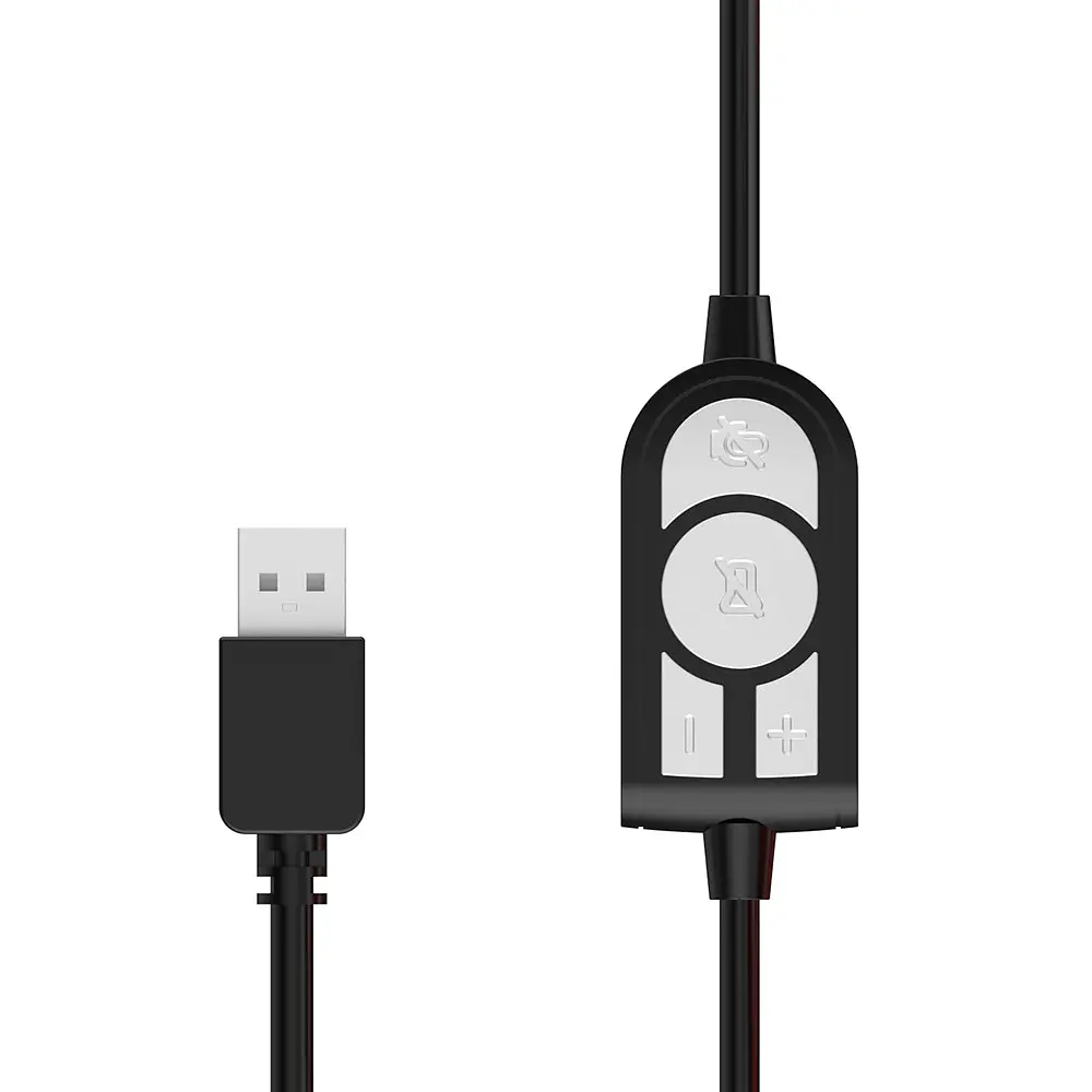 Гарнітура Media-Tech NEMESIS USB, Чорний-Червоний - фото 8