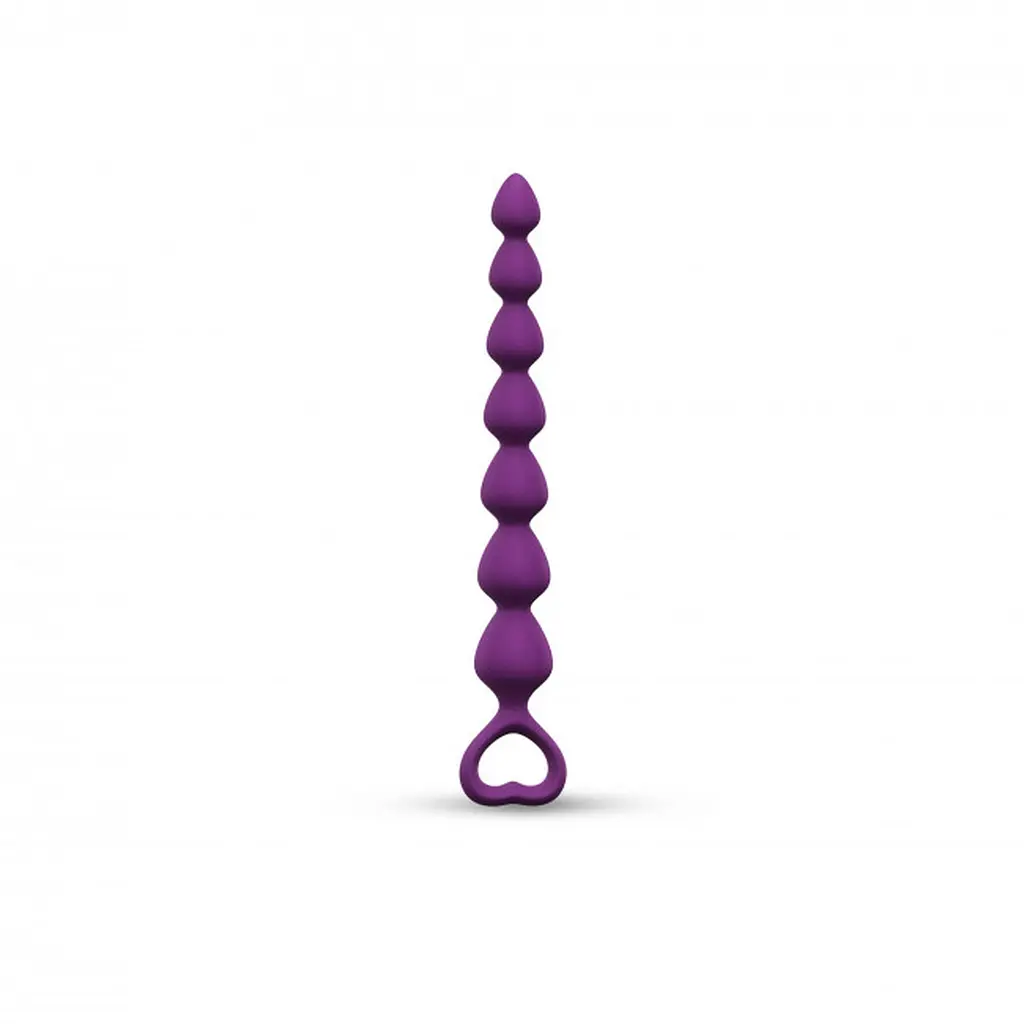 Анальний ланцюжок Love To Love Bing Bang S 18 см (фіолетовий) - фото 4