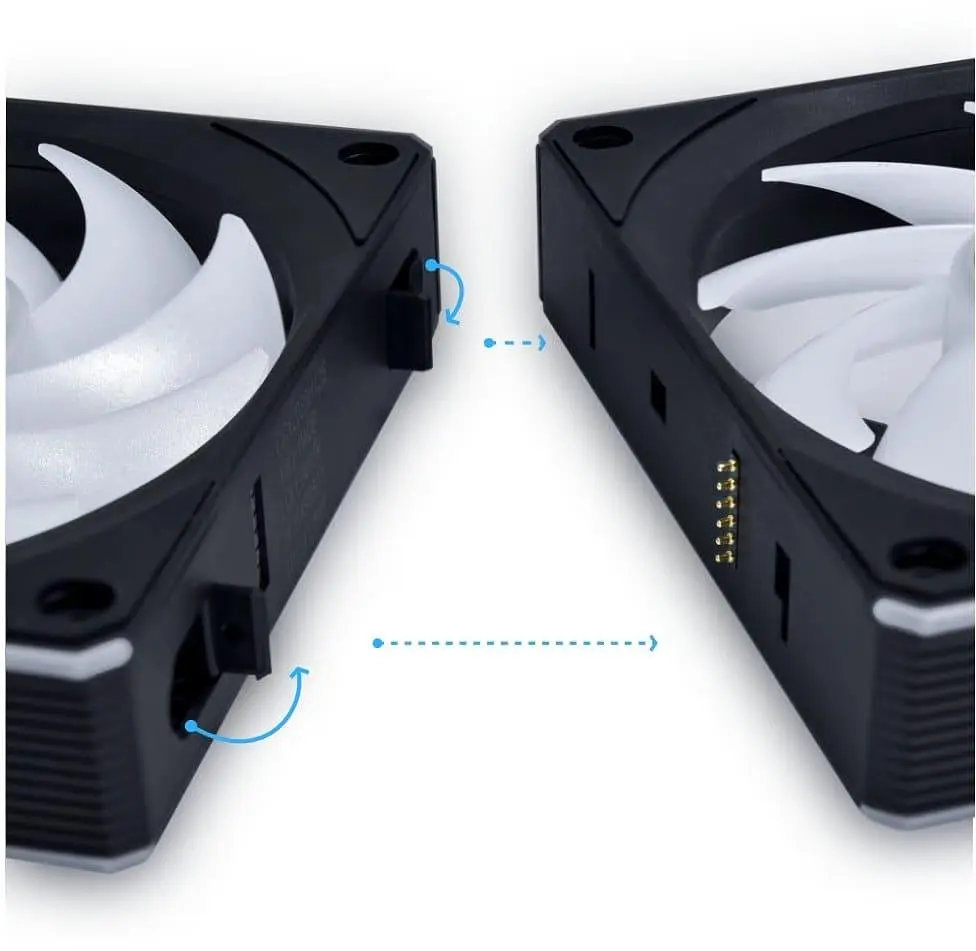 Вентилятор Lian Li Uni Fan CL Wireless Reverse Blade 3 in 1 (G99.12RCL1W3B.00) Black - фото 5