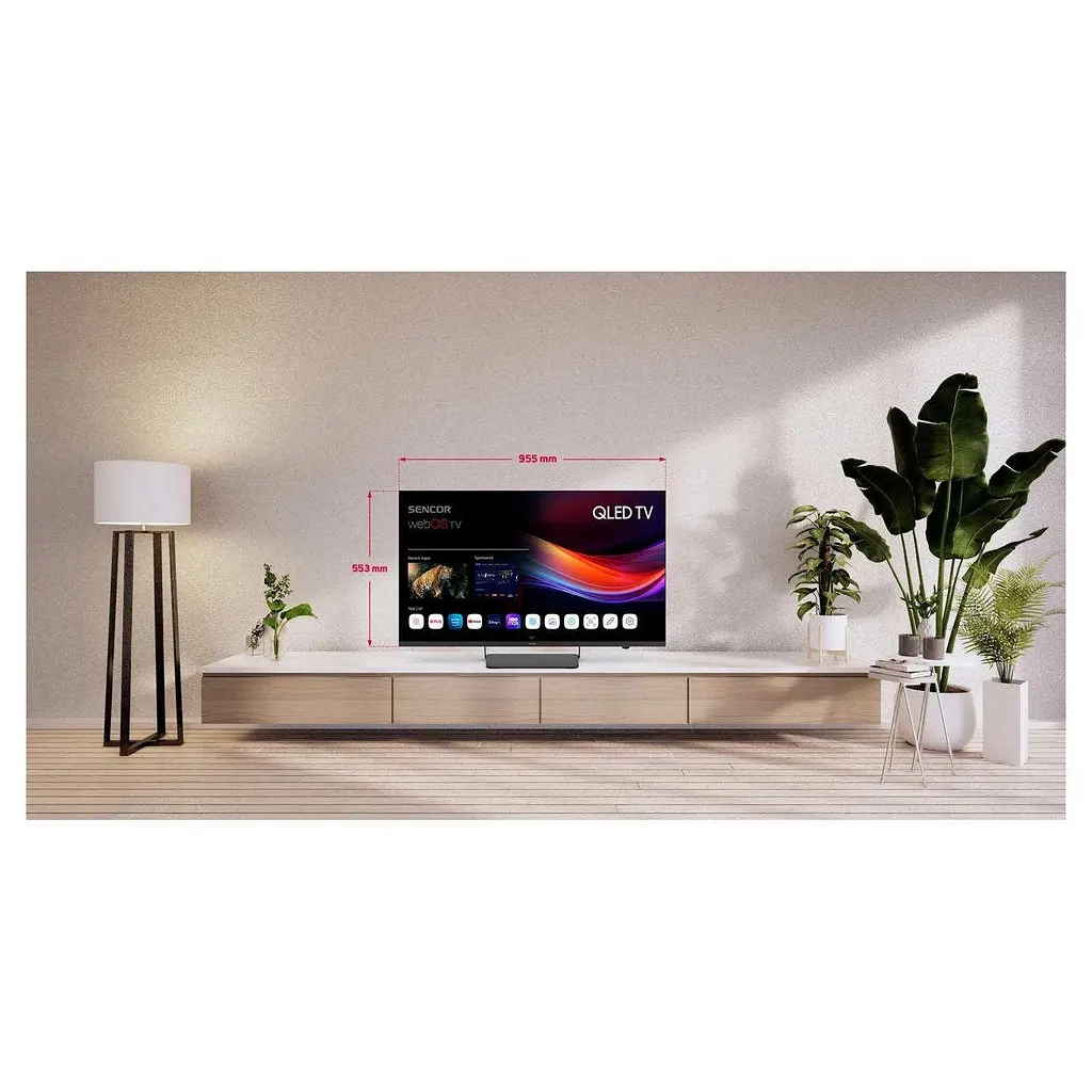 Телевізор Sencor SLE 43Q870TCSB - фото 4