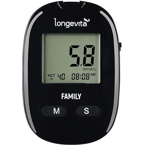 Глюкометр Longevita Family + 10 тест полосок - фото 2