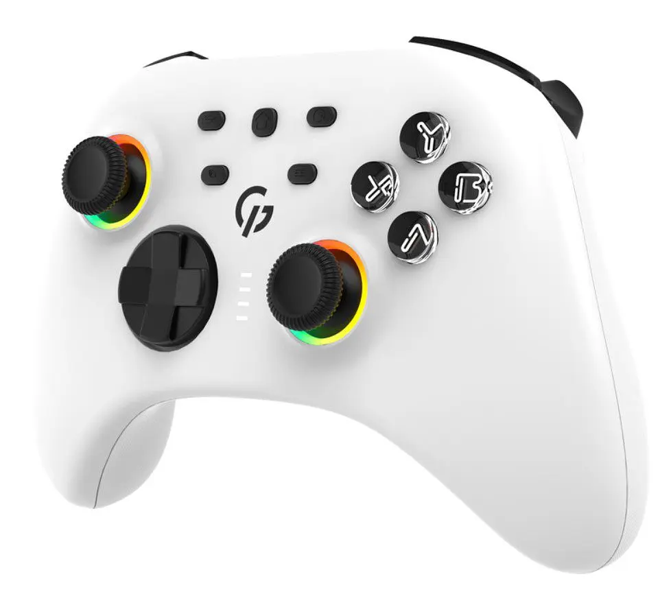 Геймпад джойстик GamePro GP-X13-W Xinput Bluetooth/2.4G/USB (Switch/PC/iOS/Android) White - фото 18