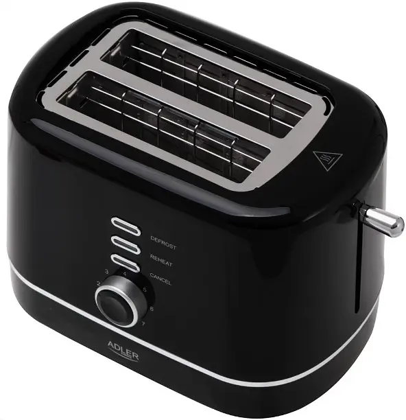 Тостер Adler AD 3224 black - фото 3