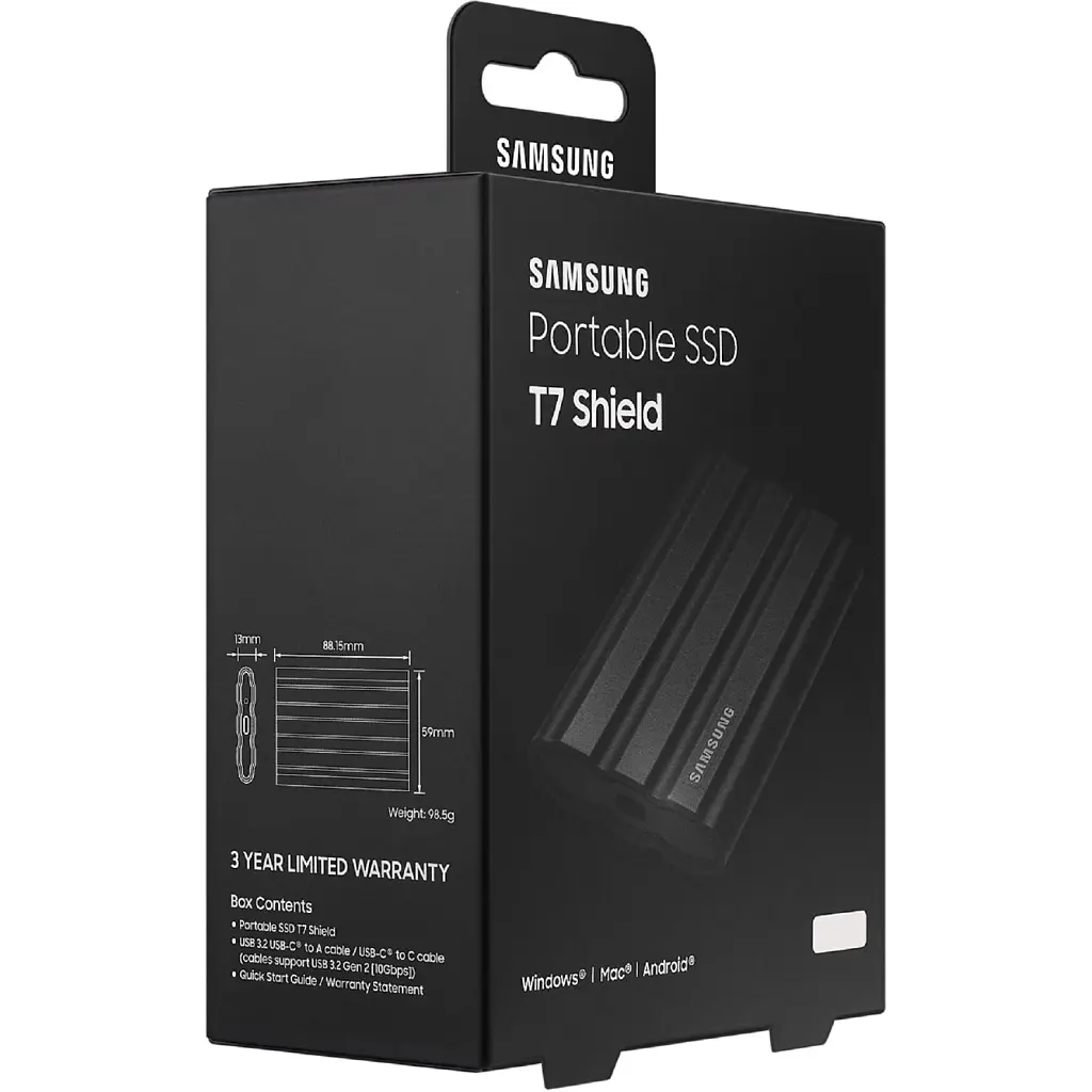 Накопичувач SSD USB 3.2 1TB T7 Shield Samsung (MU-PE1T0S/EU) - фото 4