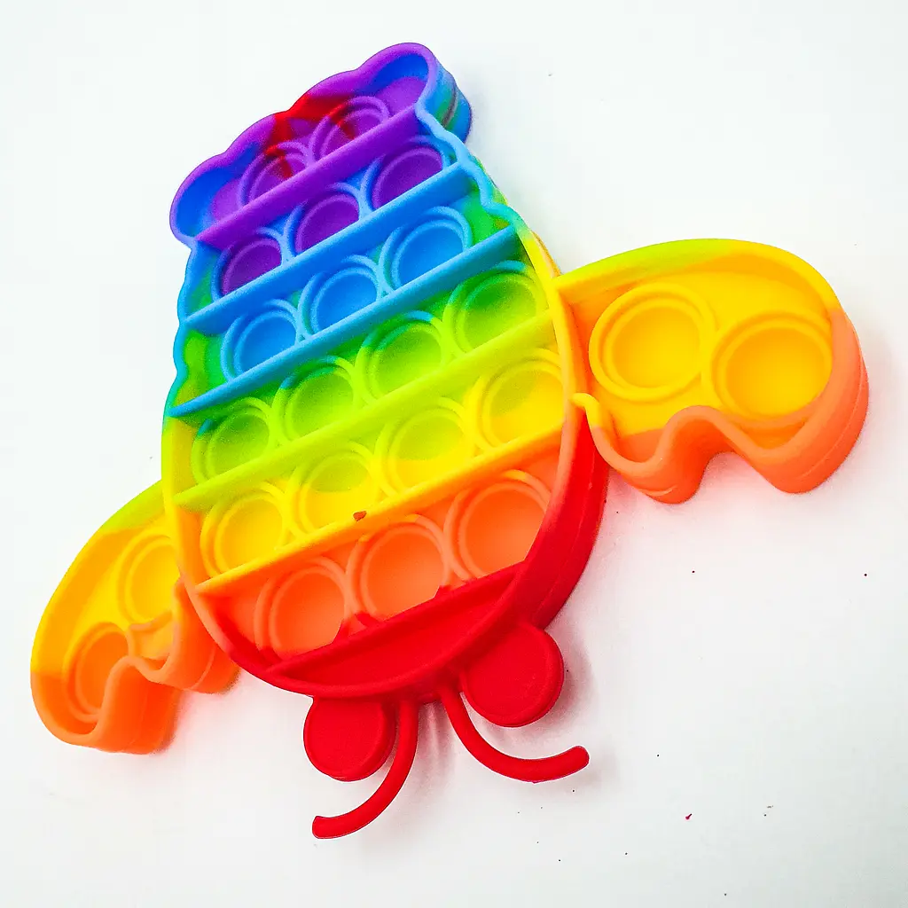 Сенсорна іграшка антистрес силіконова нескінченна пухирка поп іт UKC Pop It Fidget - фото 4
