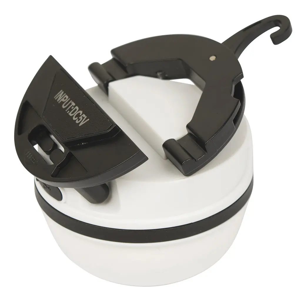 Ліхтар кемпінговий Bo-Camp Kuma Silicone Rechargeable 200 Lumen White/Black (5818808) - фото 7
