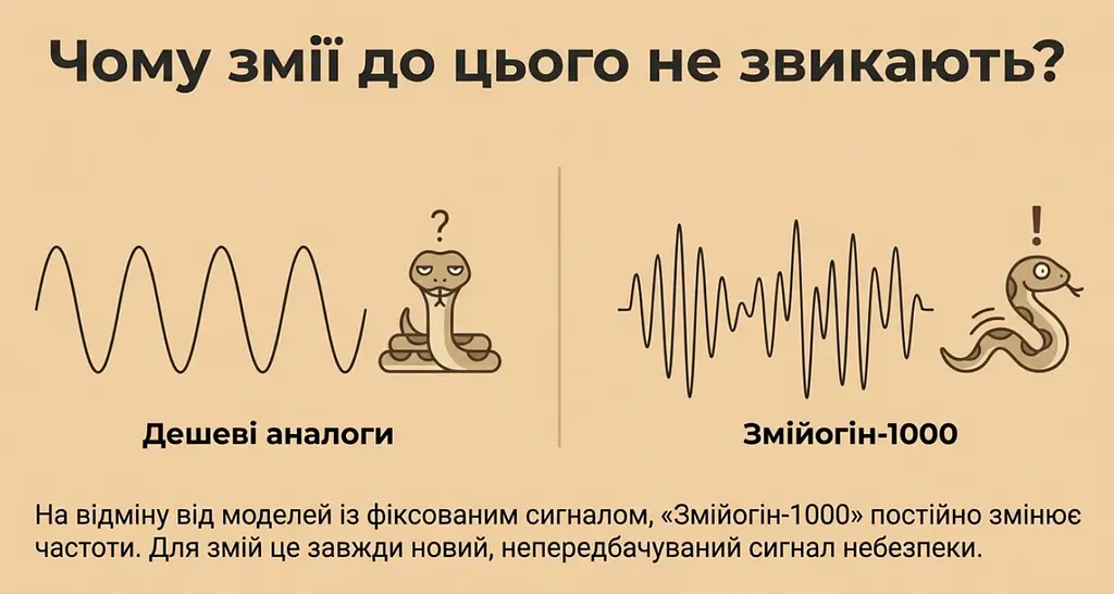 Відлякувач змій Змійогін-1000 (віброзвуковий) - фото 5