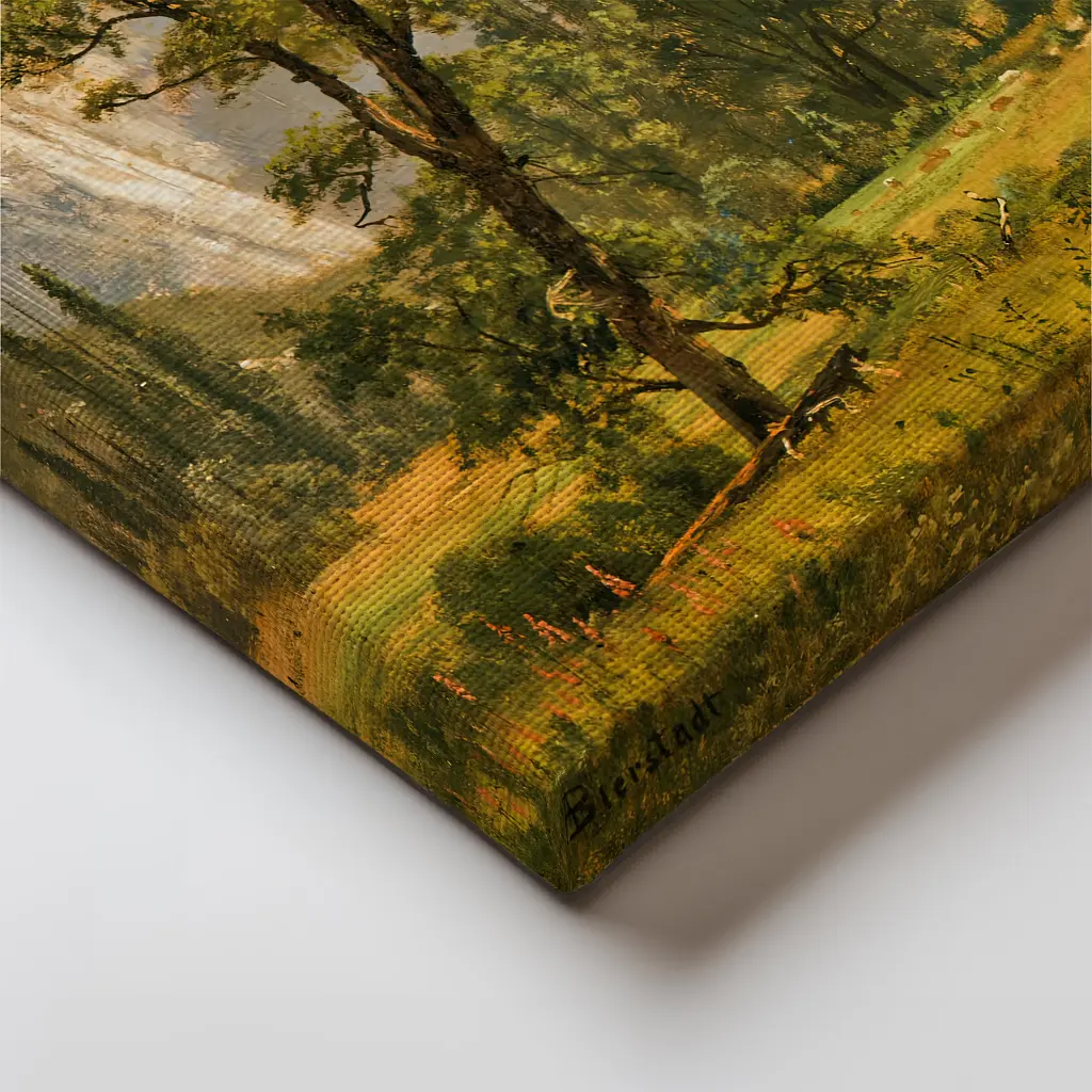 Інтер'єрна картина Водоспад Брайдл-Вейл, Альберт Бірштадт, Albert Bierstadt, репродукція картини, 60×80 см (id7007) - фото 4