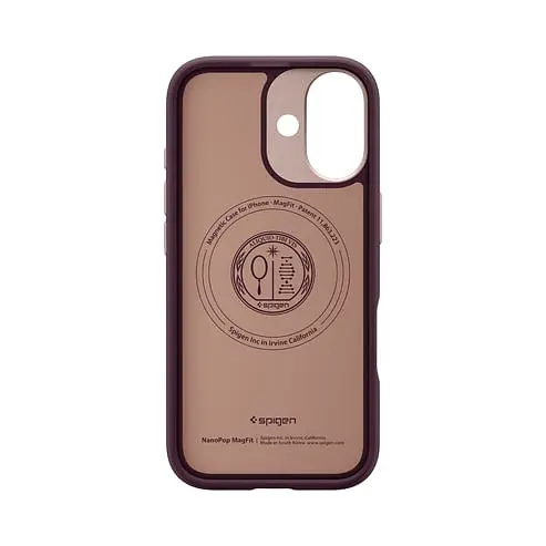 Чохол Spigen для iPhone 17, Nano Pop MagFit, Burgundy Bean teh0019340 - фото 4