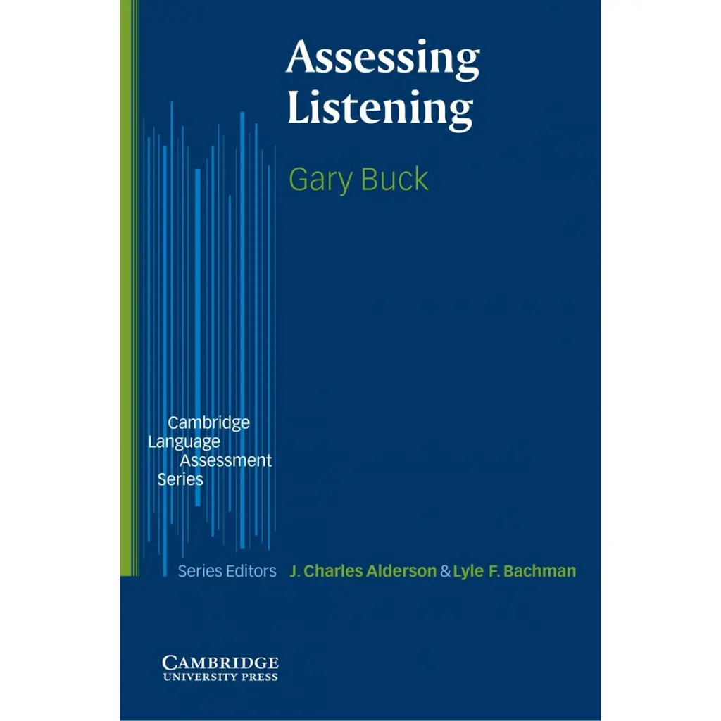 Assessing Listening - Гері Бак